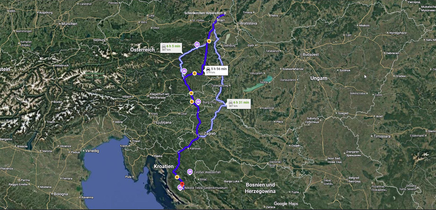 Fahrt nach Gospic/HR - trip to Gospic/HR